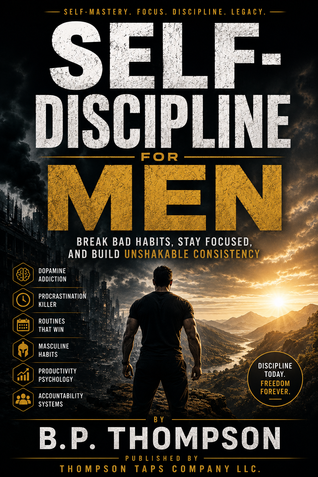 Self-Discipline for Men Break Bad Habits, Stay Focused, and Build Unshakable Consistency