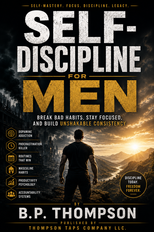 Self-Discipline for Men Break Bad Habits, Stay Focused, and Build Unshakable Consistency